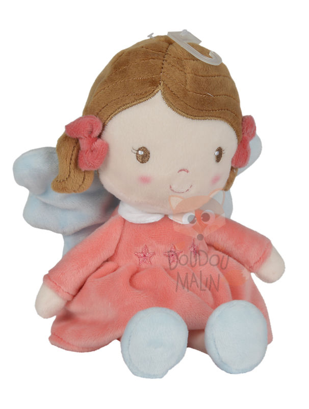  plush doll fairy blue pink star long legs 25 cm 